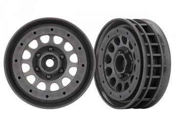 Traxxas 8173A Wheels Method 105 Charcoal Grey 1.9" Beadlock (2)