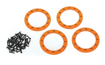 Traxxas 8168A Alu Beadlock Rings 2,2" Orange (4)