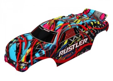 Traxxas 3749 Body Rustler Hawaiian Painted*
