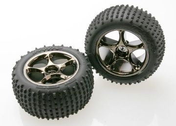 Traxxas 2470A Tires & Wheels 2,2" Alias/Tracer Medium Rear (TSM-Rated) (2)