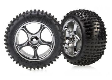 Traxxas 2470R Tires & Wheels 2,2" Alias/Tracer Soft Rear (2)