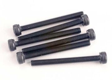 Traxxas 2557 Screws, 3x30mm cap-head machine (hex drive) (6)