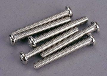 Traxxas 2571 Screws, 4x30mm roundhead machine (6)