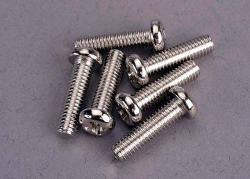 Traxxas 2573 Screws, 4x15mm roundhead machine (6)
