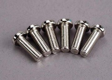 Traxxas 2574 Screws, 5x15mm roundhead machine (6)