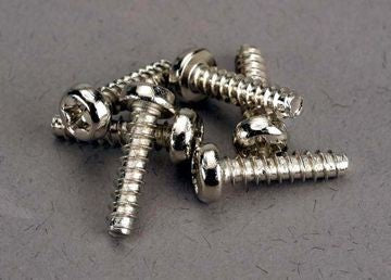 Traxxas 2676 Screws, 3x12mm roundhead self-tapping (6)