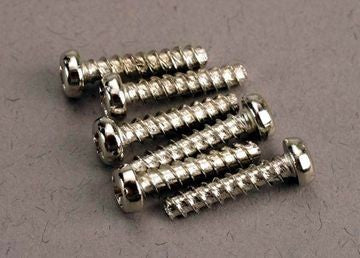 Traxxas 2677 Screws, 3x14mm roundhead self-tapping (6)