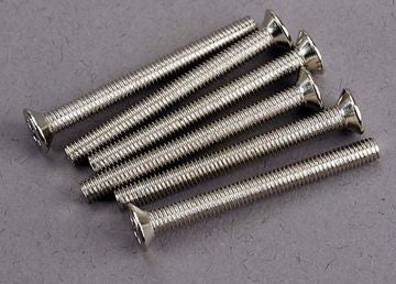 Traxxas 3163 Screws, 3x30mm countersunk machine (6)