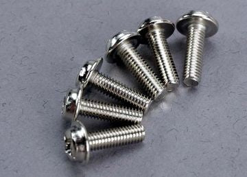 Traxxas 3193 Screw M3x10 (6) Washerhead