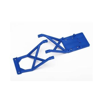 Traxxas 3623X Skid Plates Front and Rear Blue
