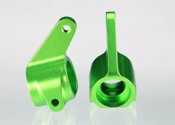 Traxxas 3636G Steering Blocks Green Alu (2)
