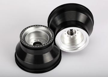 Traxxas 3666 Wheels Satin Chrome 2.0/3.0" Truck (2)