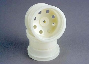 Traxxas 3675 Wheels Truck 2,2" White Front (2)