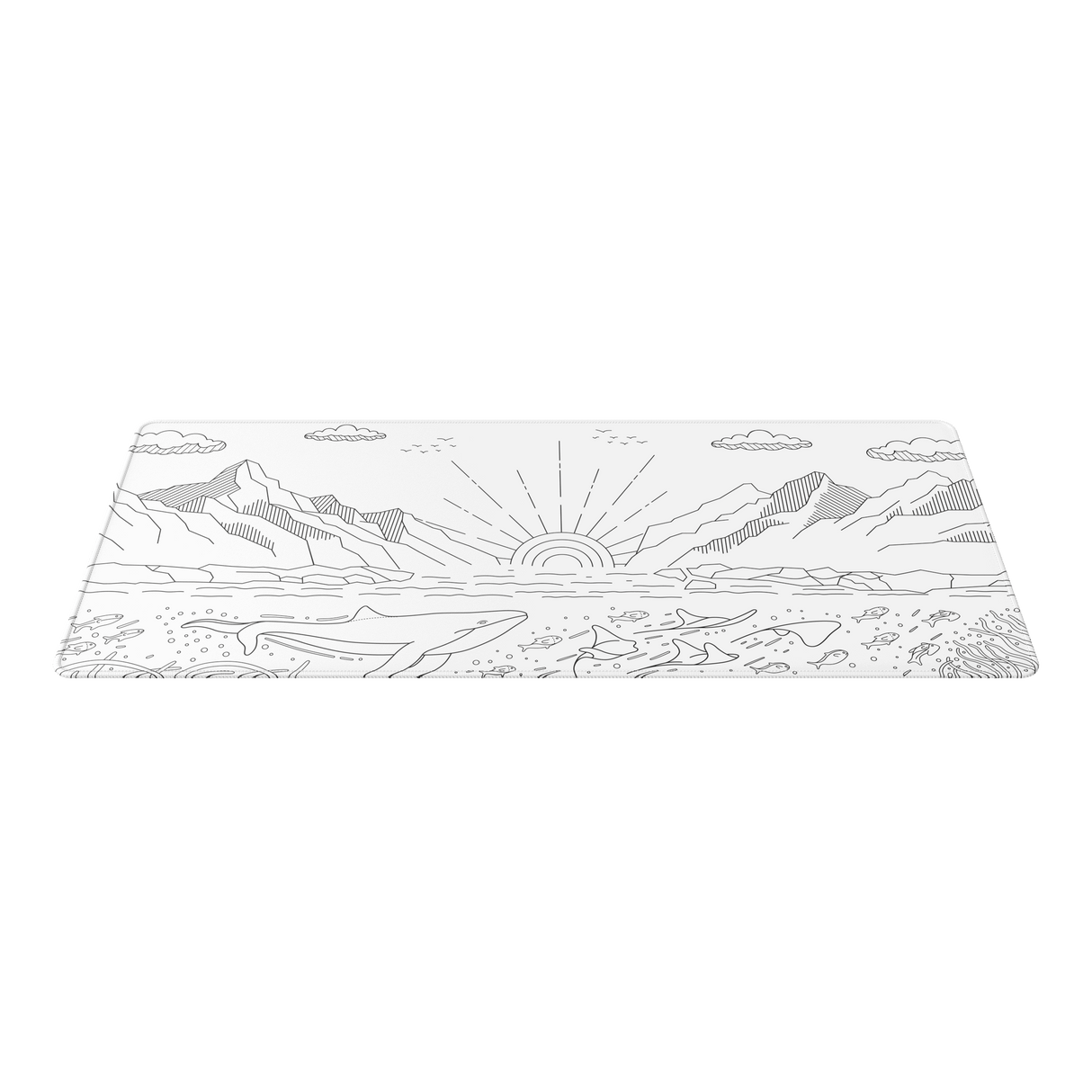 Dark Project Gaming Mousepad, Terra Nostra White, XL