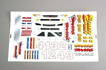 Traxxas 4213 Decal sheet, Street Sport