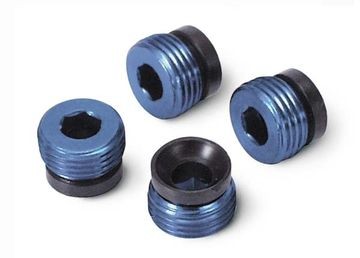 Traxxas 4934X Pivot Ball Caps Aluminium Blue (4) T-Maxx*