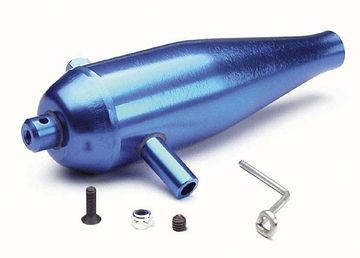 Traxxas 4942 Tuned Pipe Aluminium Blue T-Maxx