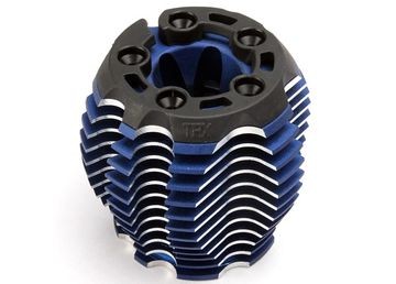 Traxxas 5238R Cooling Head Blue (with Protector) TRX 3.3*