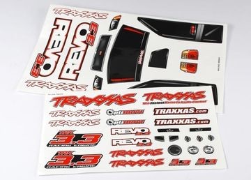 Traxxas 5313R Decal sheets Revo 3.3