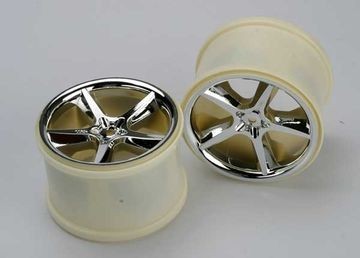 Traxxas 5372 Wheels Gemini Chrome (14mm) 3,8" (2)
