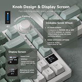 Royal Kludge M75 OLED 81K Taro Milk - RGB ANSI (ENG) wireless