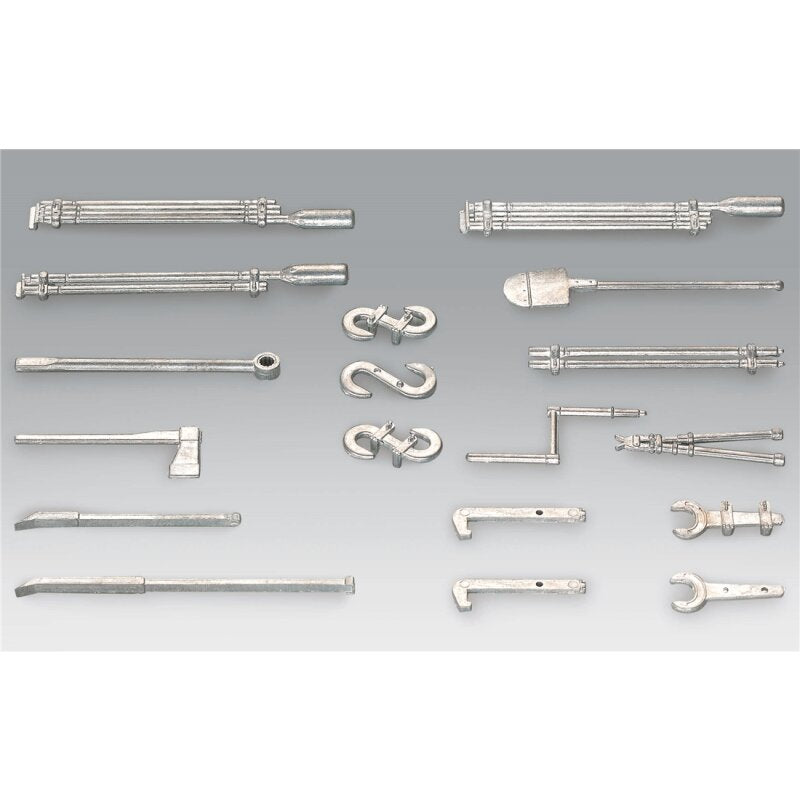 Metal Tools & Accessories - 19 pcs for Panzer IV. tanks