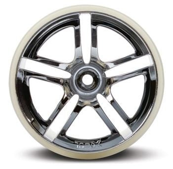 Traxxas 5572 Wheels Twin-Spoke 2.8" Chrome (2)