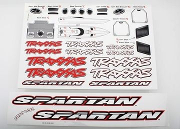 Traxxas 5713 Decal Sheet Spartan
