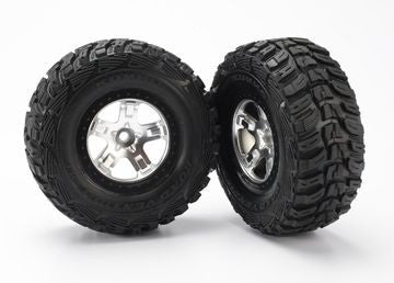 Traxxas 5881 Tires & Wheels, Kumho/SCT, 2WD Front (2)