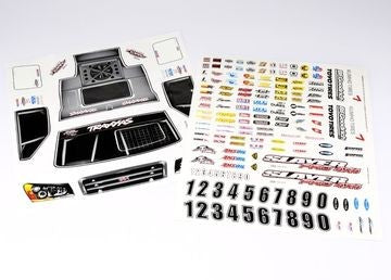 Traxxas 5913X Decal sheets, Slayer Pro 4X4