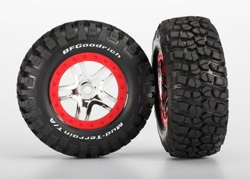 Traxxas 5975A Tires & Wheels, BFGoodrich/Split-Spoke, Front/Rear