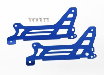 Traxxas 6328 Main Frame Side Plate Outer Alu Blue (Pair)  DR-1