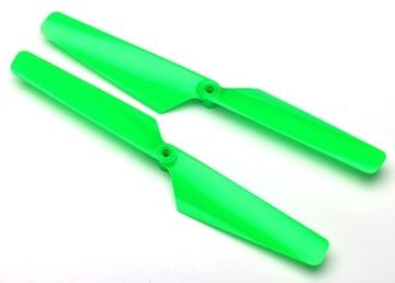 Traxxas 6631 Rotor Blade Set Green (2)  Alias