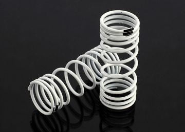 Traxxas 6857 Shock Springs Front White (Progressive)(2)