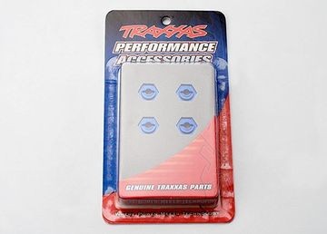 Traxxas 7154X Wheel Hex Aluminum Blue (4)