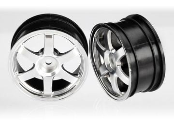 Traxxas 7374X Wheels Volk Racing TE37 Chrome 1/16 (2)
