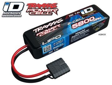 Traxxas 2843X Li-Po Battery 2S 7,4V 5800mAh 25C iD-connector