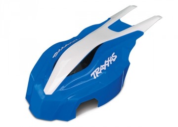 Traxxas 7912 Canopy front Blue/White Aton