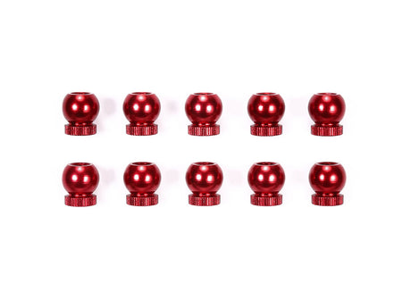 ALU BALL NUT 6MM RØD