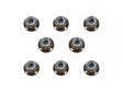 4mm Flange Lock Nut Bla *8