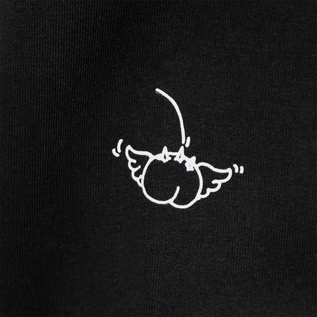 Rick and Morty hoodie with logo black, L