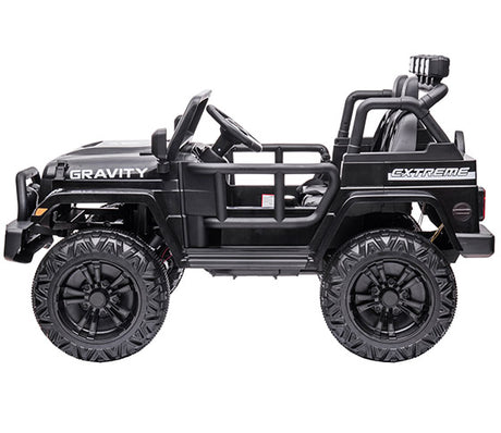 Electric children's jeep Gravity metallic black 12 volts