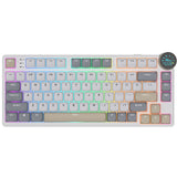 Royal Kludge N80 Tactile 80K Pearly Dawn - RGB ANSI (ENG) wireless