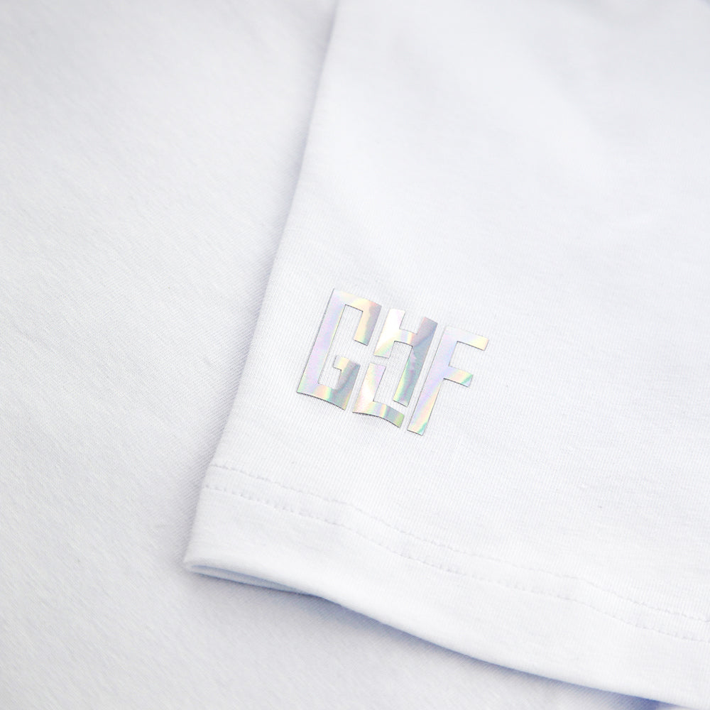 FragON - Holografic Logo Unisex T-shirt White, M