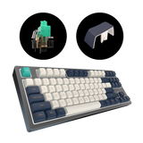 Dark Project / KD87B LTD Aluminum / Black &amp; Cloud Grey - Gateron Cap Teal RGB (ENG)