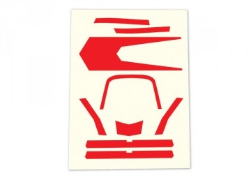 Traxxas 7980 Decals Red "High-Visibility" Aton