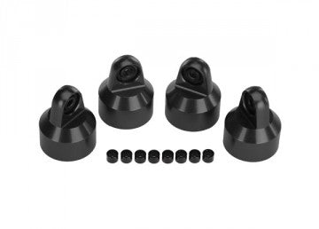 Traxxas 7764X Shock Caps Alu PTFE-Coated (for GTX #7761,7861) (4)