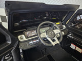 Children's car Mercedes G63 AMG 4×4 24 volt 2 persons metallic black