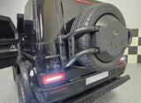 Children's car Mercedes G63 AMG 4×4 24 volt 2 persons metallic black