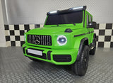 Electric children's car Mercedes G63 AMG 24 volt matt green